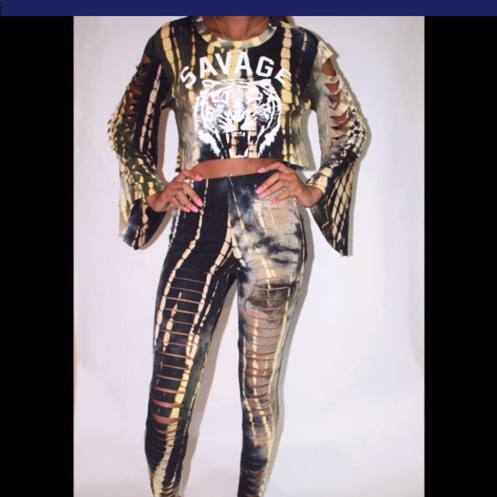 2 piece tye dye set